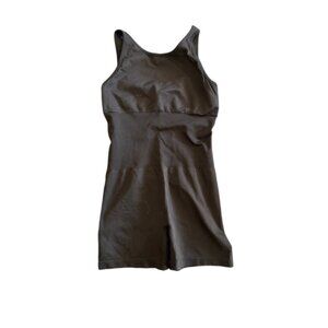 PUMIEY Black Workout Romper